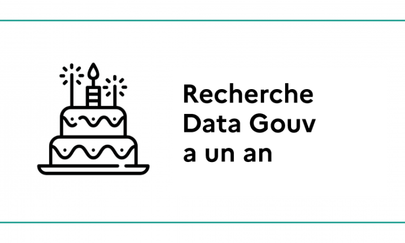 Recherche Data Gouv has one year