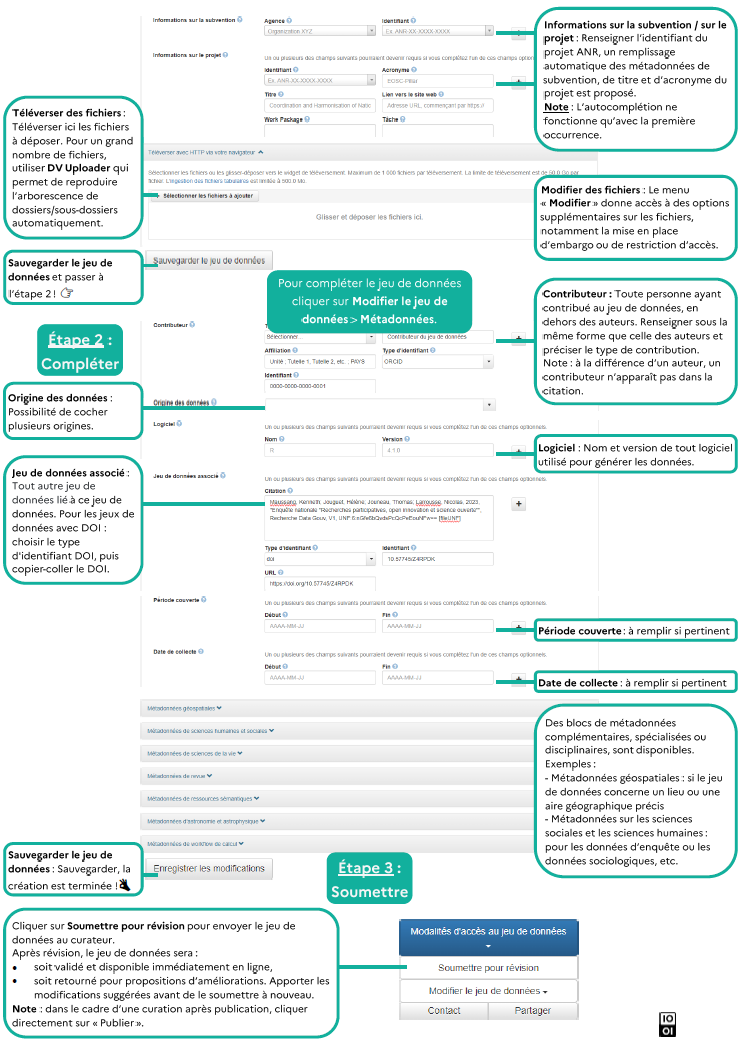 Screenshot of the Deposit Cheat-Sheet 