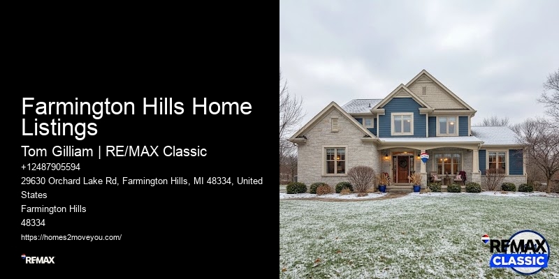 Farmington Hills Home Listings
