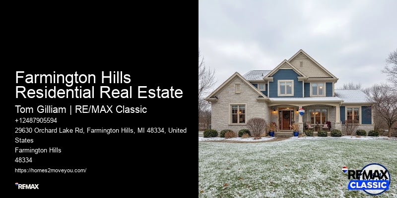 Farmington Hills Residential Real Estate
