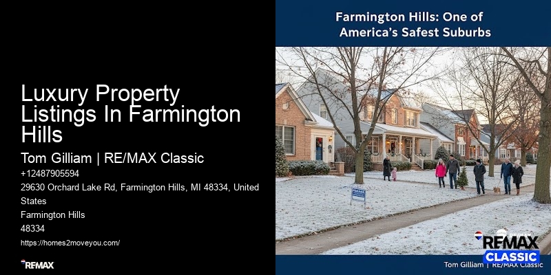 Luxury Property Listings In Farmington Hills