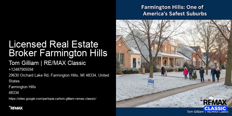 Licensed Real Estate Broker Farmington Hills