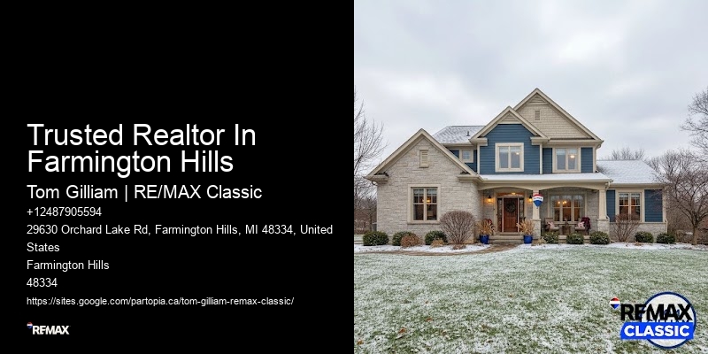 Trusted Realtor In Farmington Hills