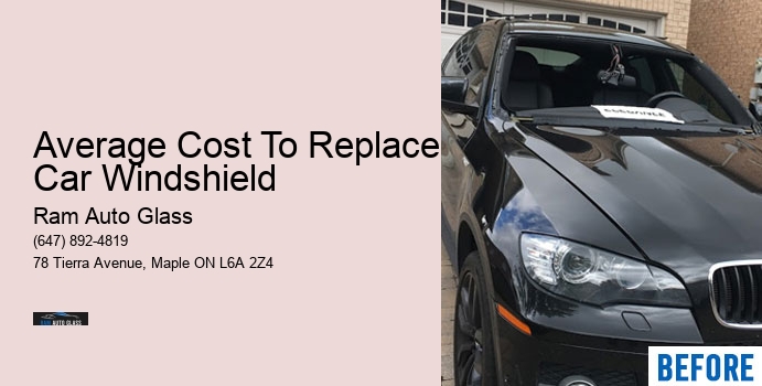 Average Cost To Replace Car Windshield