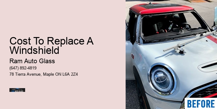 Cost To Replace A Windshield