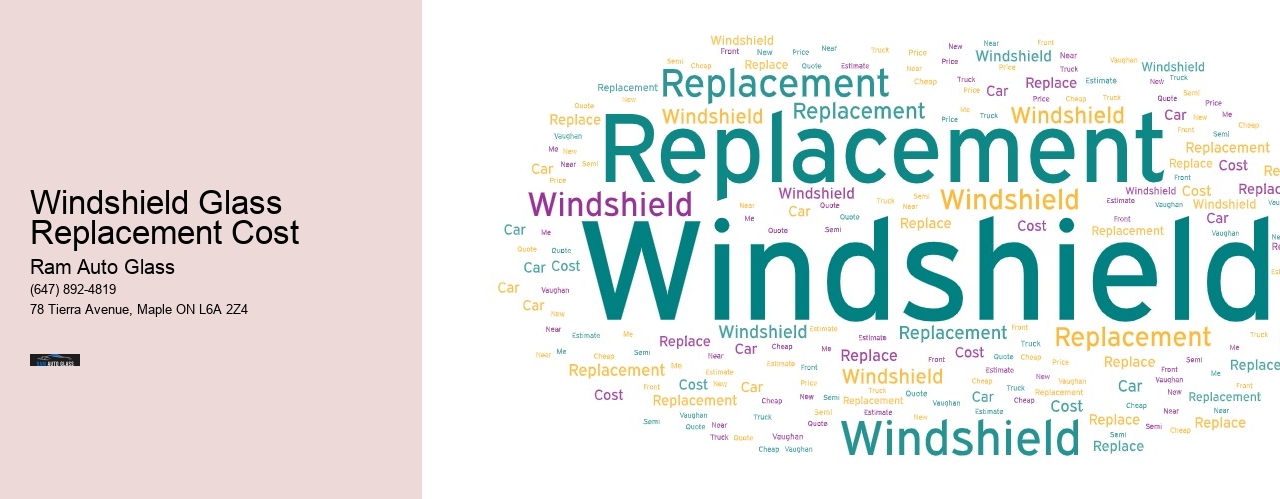 Windshield Glass Replacement Cost