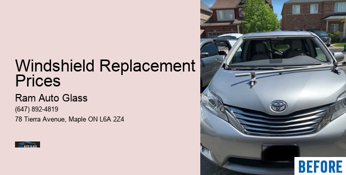 Windshield Replacement Prices