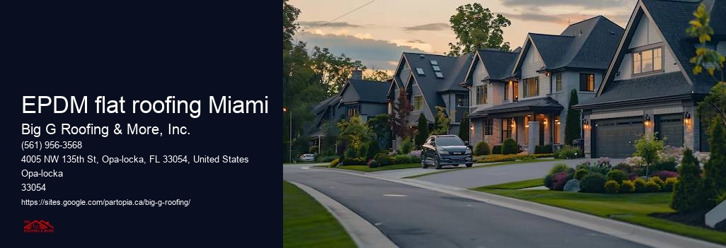 EPDM flat roofing Miami