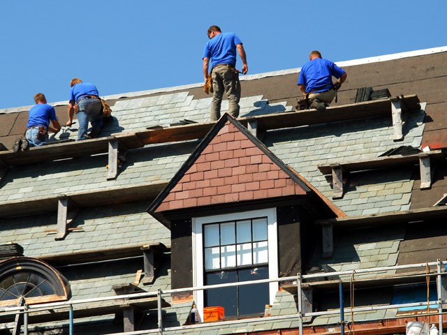 High-Quality Asphalt Shingles Blue Bell Flat Roof Drainage