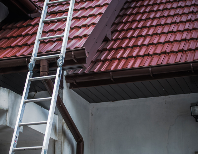 Commercial Asphalt Roofing Gutter Installation Blue Bell
