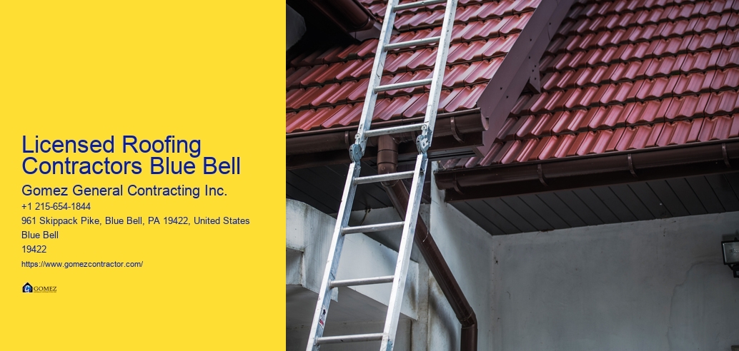 Licensed Roofing Contractors Blue Bell