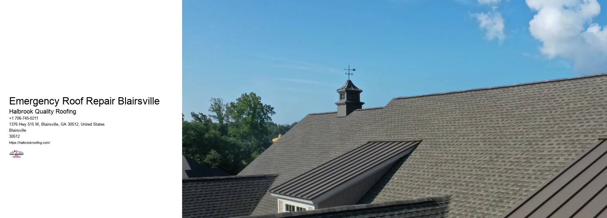 Emergency Roof Repair Blairsville