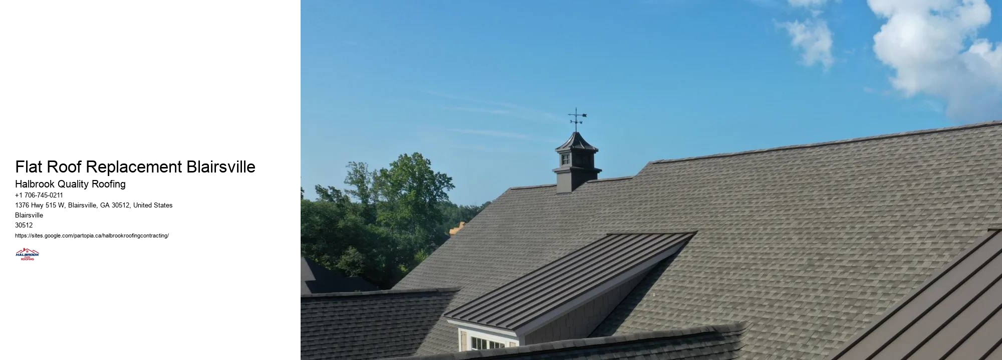 Flat Roof Replacement Blairsville