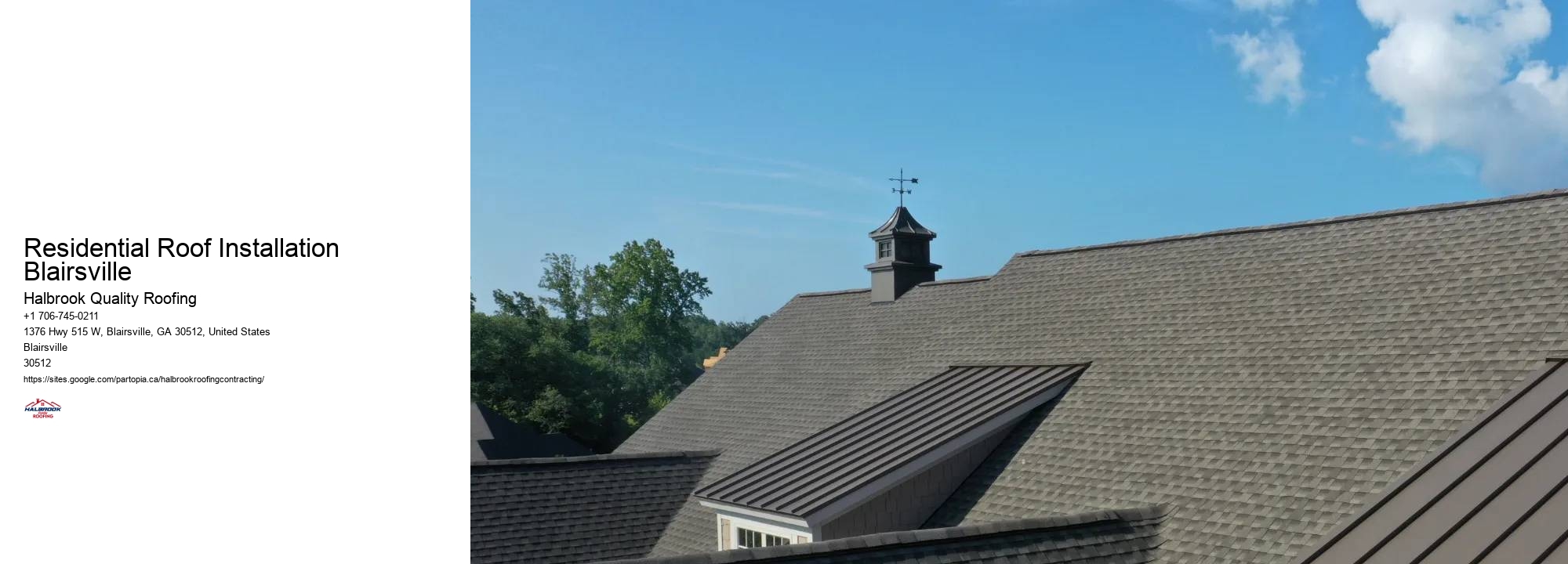 Residential Roof Installation Blairsville