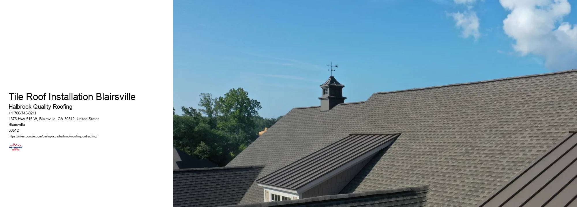 Tile Roof Installation Blairsville