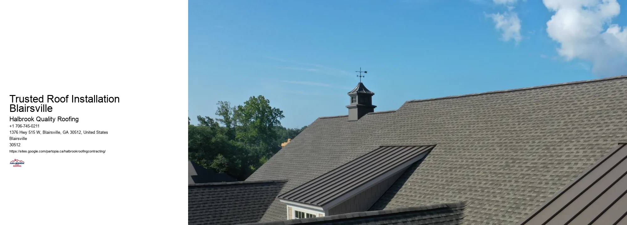 Trusted Roof Installation Blairsville