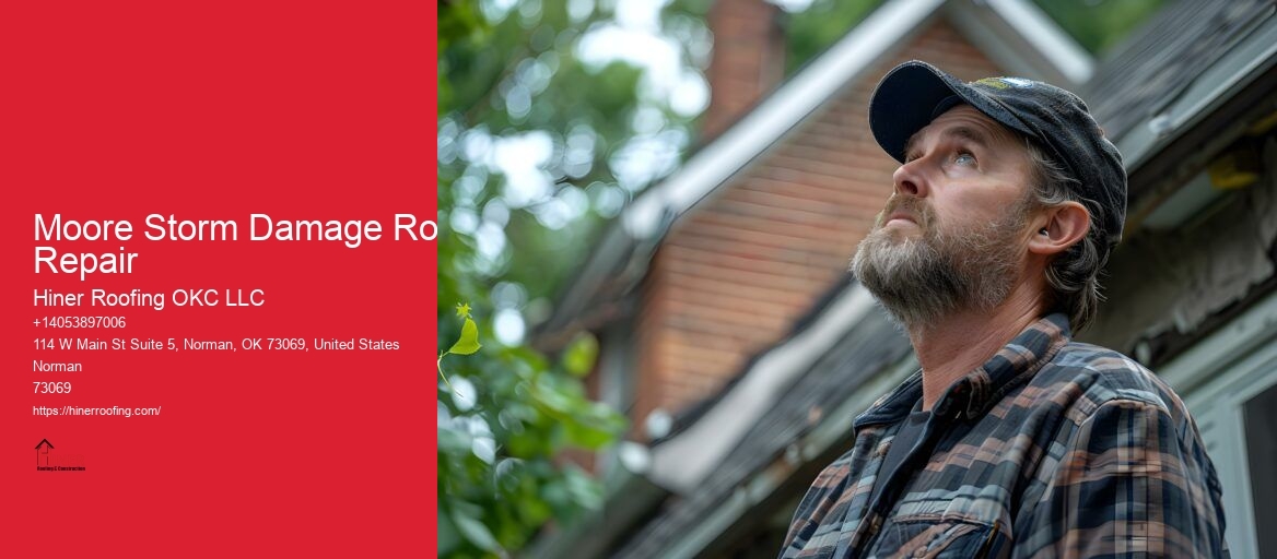 Moore Storm Damage Roof Repair