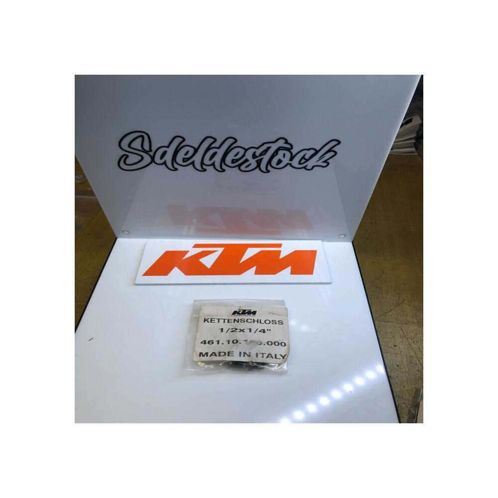 1 attache rapide chaine 1/2X1/4 ktm 46110166000 65 sx xc