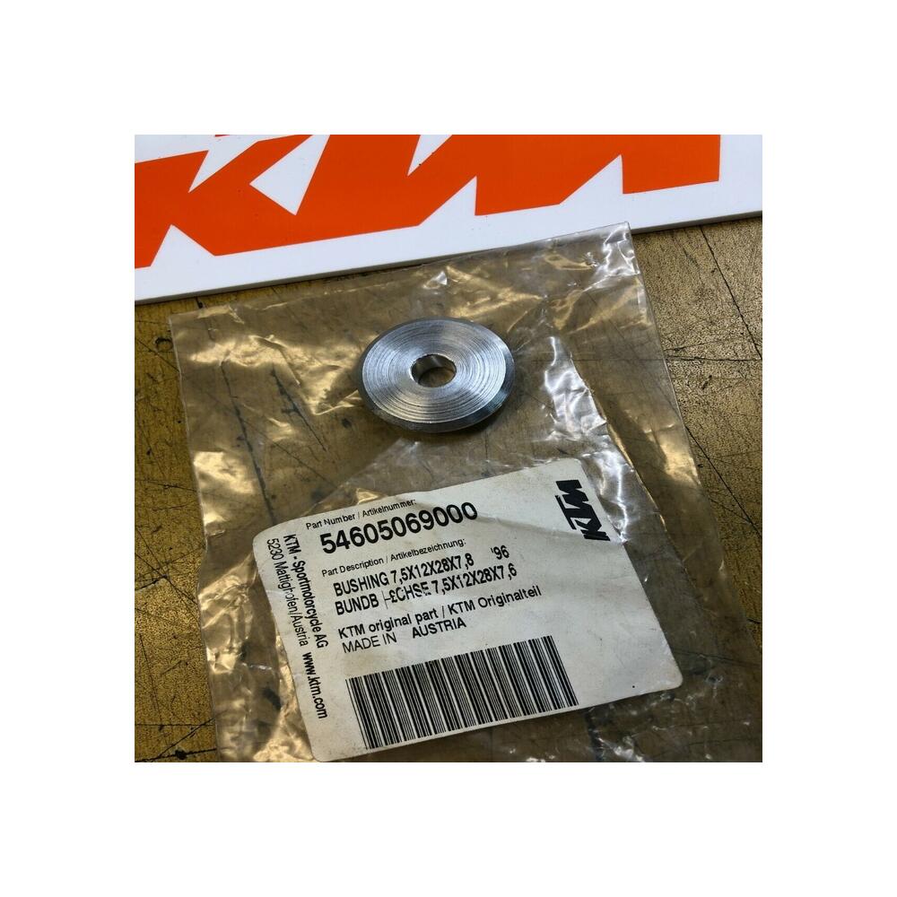 1 bague échappement 7,5X12X28X7,8 ktm 54605069000 50 105 200 125 525 450 660 85