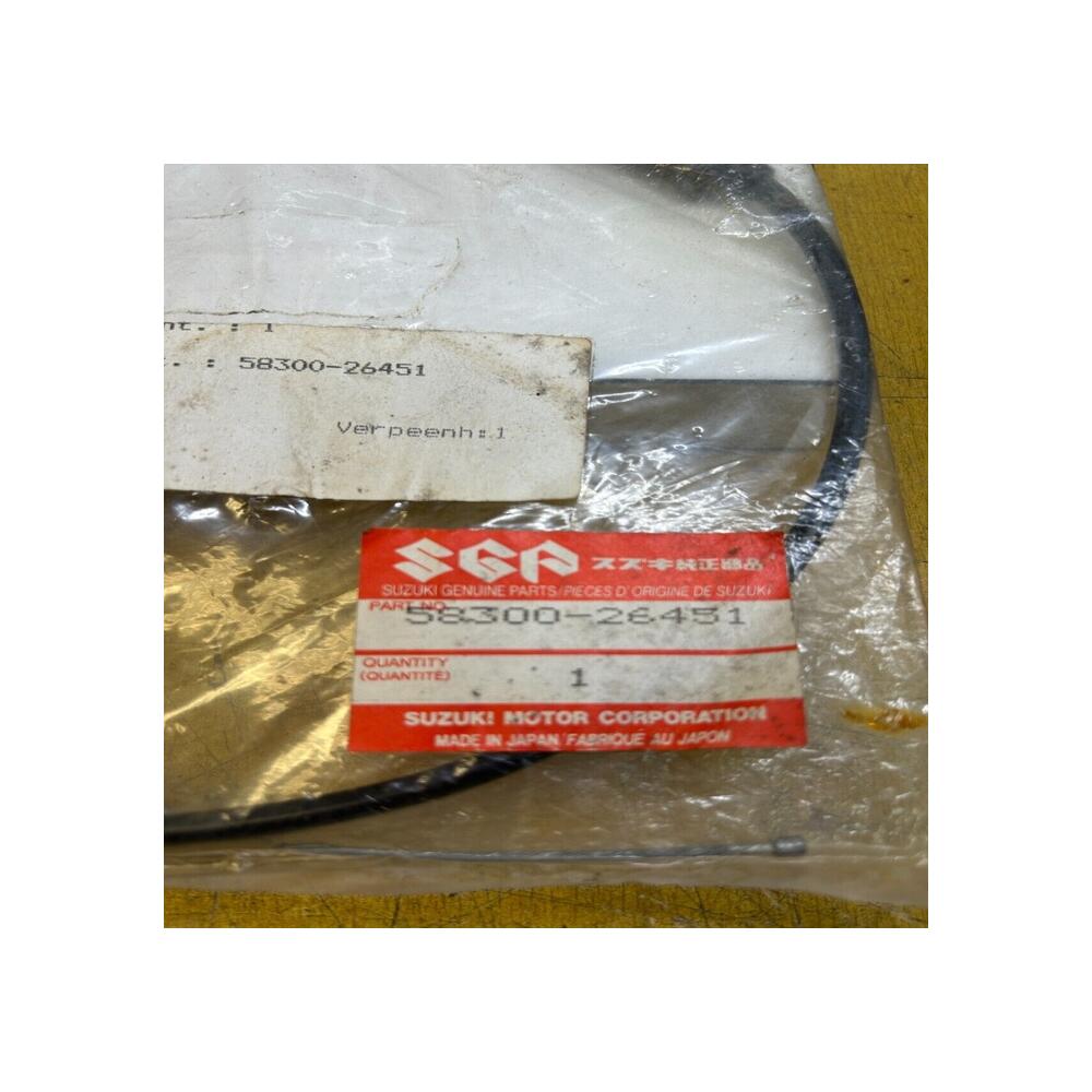 1 câble accélérateur suzuki 58300-26451 ZR 50 SK 1984 1987 E H E02 E16 E21