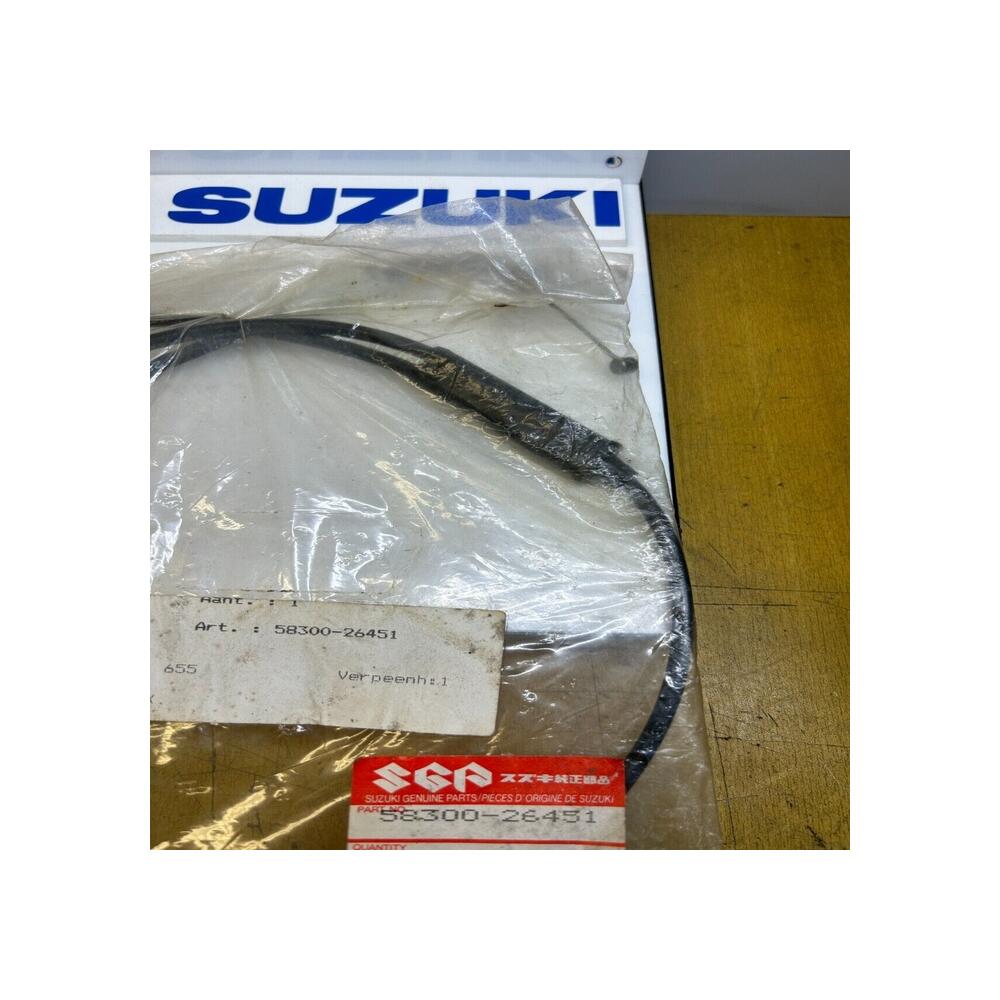 1 câble accélérateur suzuki 58300-26451 ZR 50 SK 1984 1987 E H E02 E16 E21