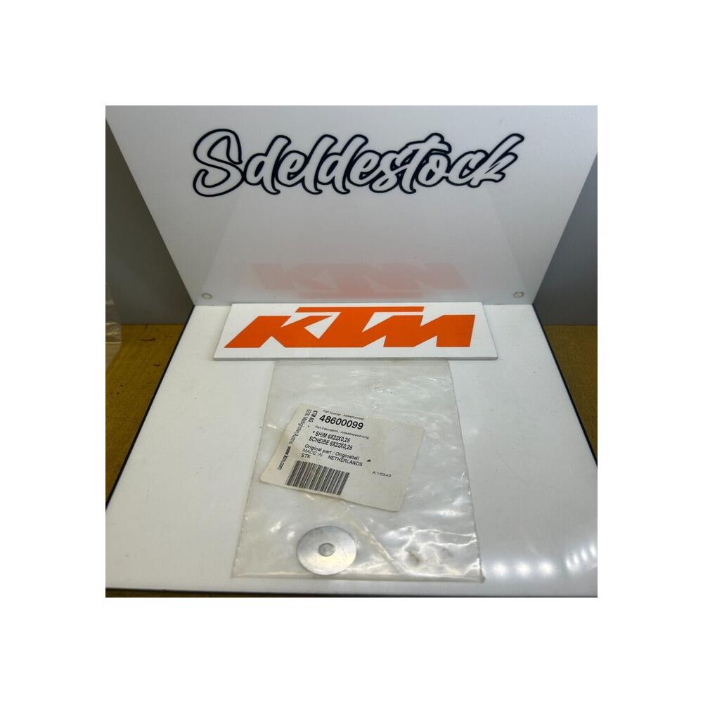 1 clapet 6X22X0,25 amortisseur wp ktm 48600099 105 1050 1190 125 1290 690 200