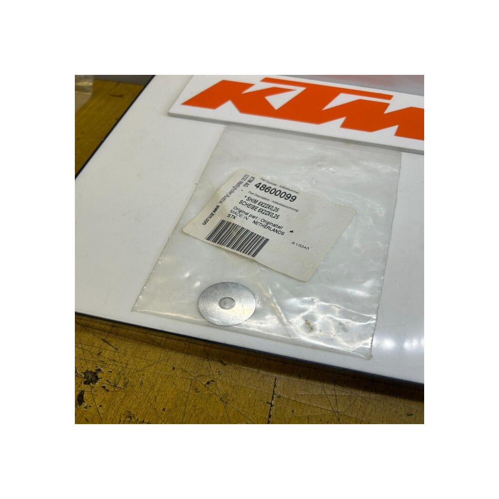 1 clapet 6X22X0,25 amortisseur wp ktm 48600099 105 1050 1190 125 1290 690 200