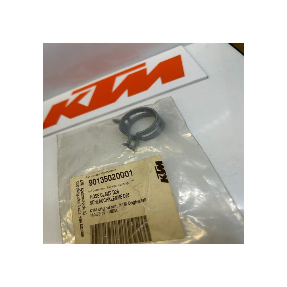 1 collier durite eau d26 husqvarna ktm 90135020001 125 200 250 401 390