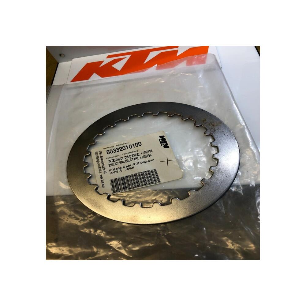 1 disque lisse 1,5mm  125/98 ktm 50332010100 125 exc sx sxs 150 sx 200 exc