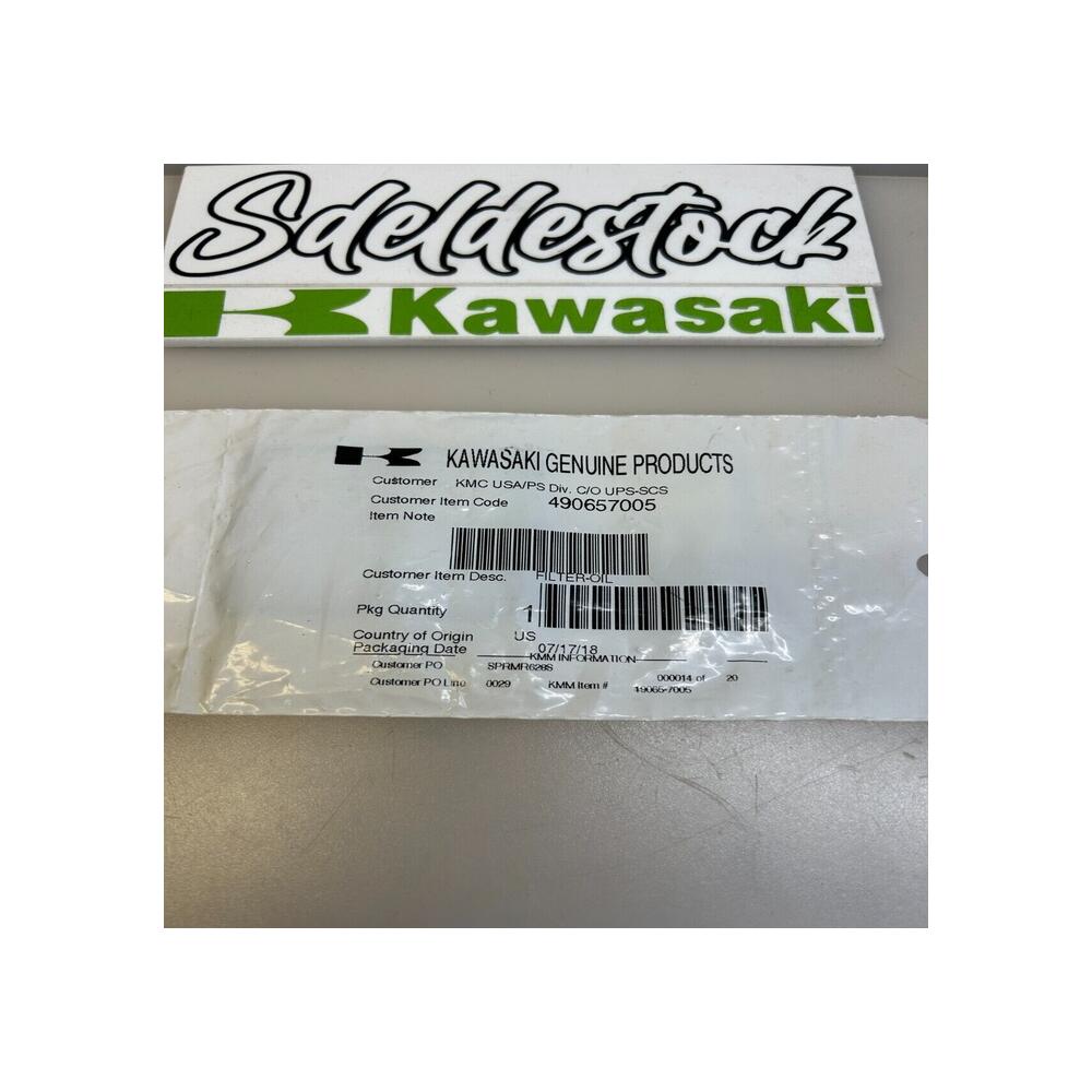 1 filtre huile kawasaki 49065-7005 49065-0717 kaf 400 mule 610 600