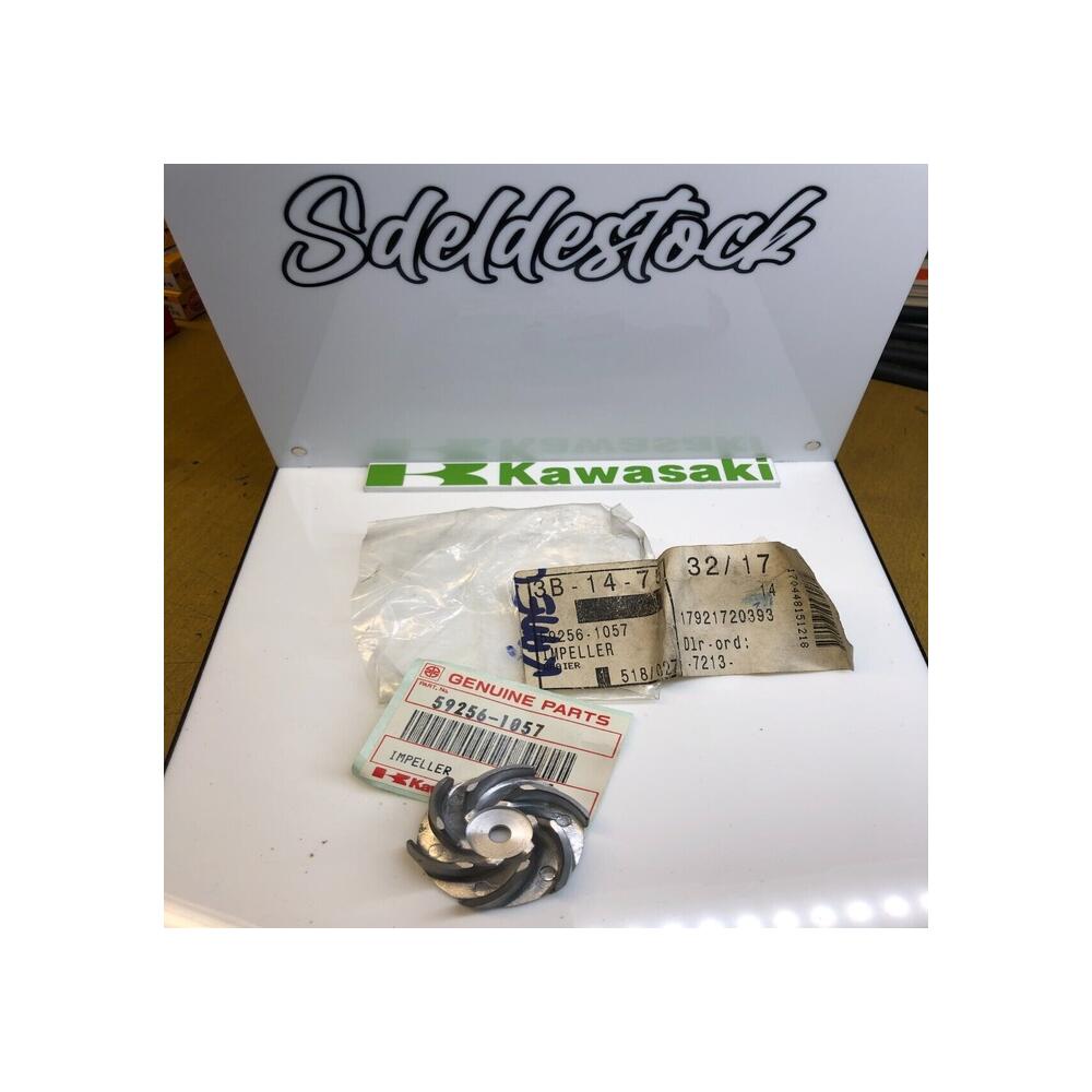 1 hélice pompe a eau kawasaki 59256-1057 kx 500 b1 b2 85 86 kx 80 g1 h1 j1 k1 86