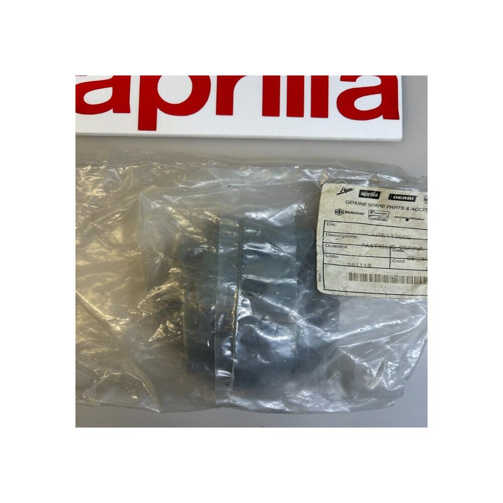 1 jeu plaquette arrière aprilia derbi ap8113869 rambla leonardo sr scarabeo