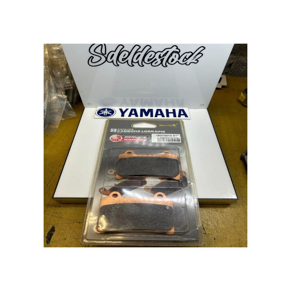 1 jeu plaquettes carbone lorraine yamaha service rapide sd15015 s1 4KG-25805-00
