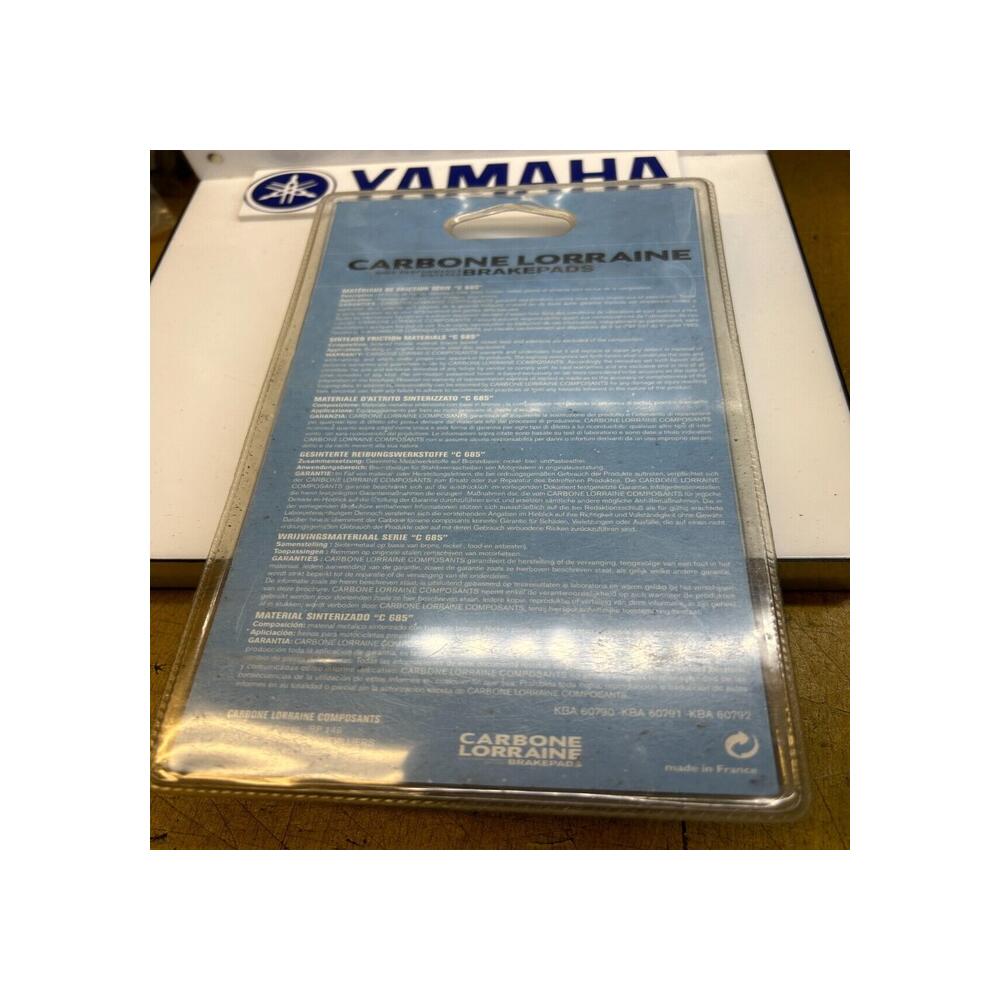 1 jeu plaquettes carbone lorraine yamaha service rapide sd15128 s4