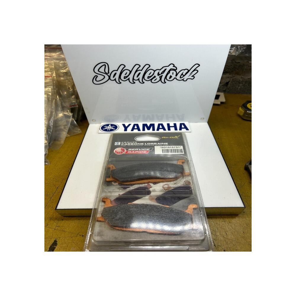 1 jeu plaquettes carbone lorraine yamaha service rapide sd15157 s1