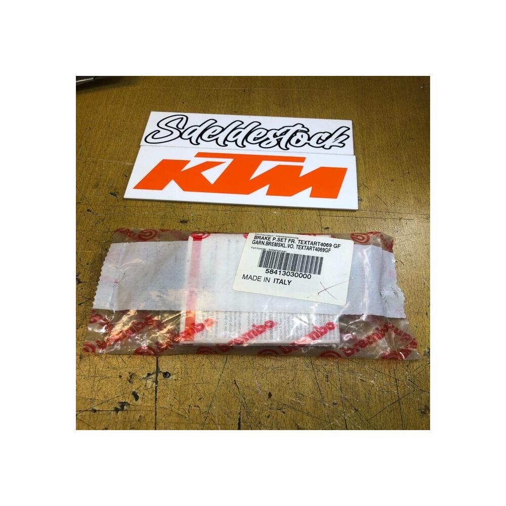 1 jeu plaquettes frein avant origine ktm 58413030000 400 620 640 lc4 125 super