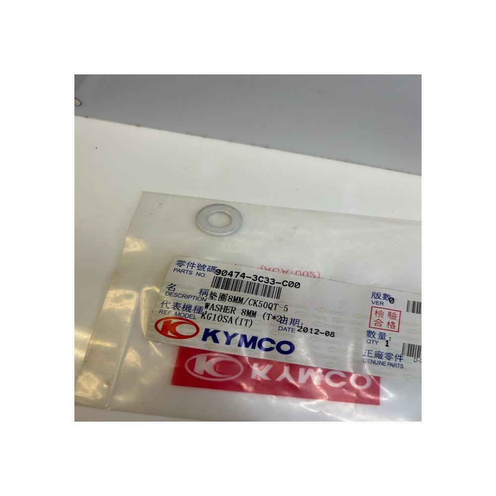 1 joint bouchon vidange transmission 8mm kymco 90474-3c33-c00