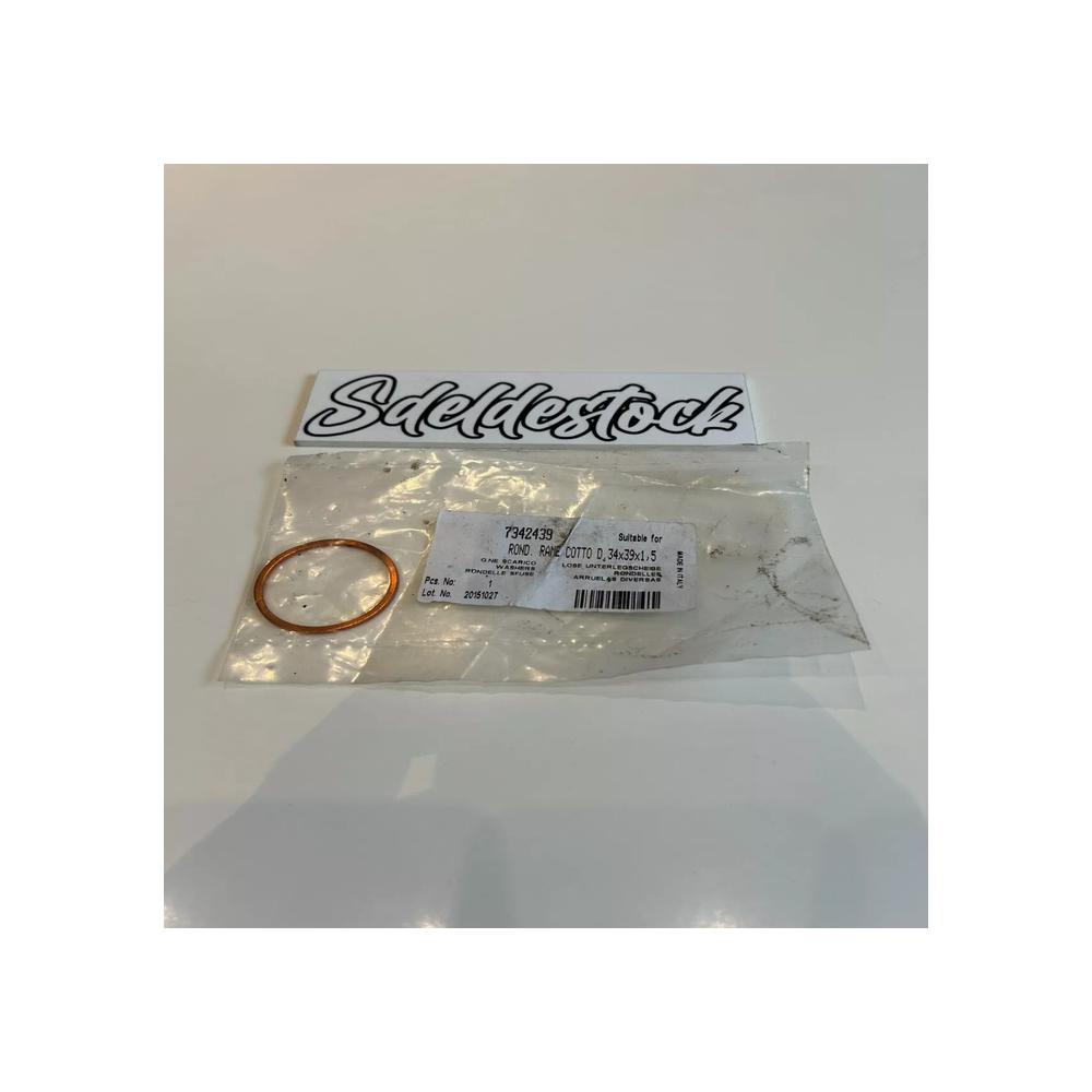1 joint échappement 34x39x15 athena 7342439 11060-1842 kx 80 85 100
