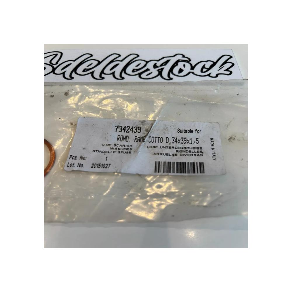 1 joint échappement 34x39x15 athena 7342439 11060-1842 kx 80 85 100