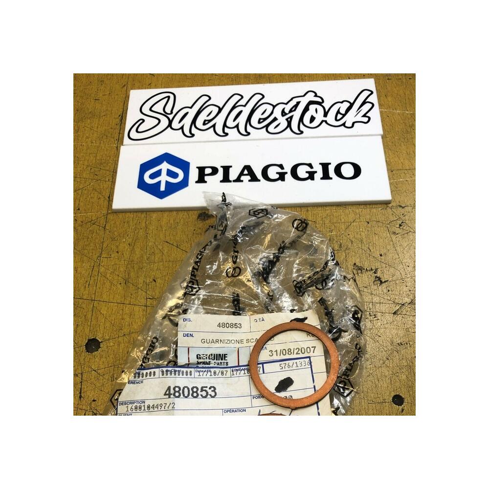 1 joint échappement vespa piaggio gilera aprilia 480853 mp3 nexus sr max gts x8