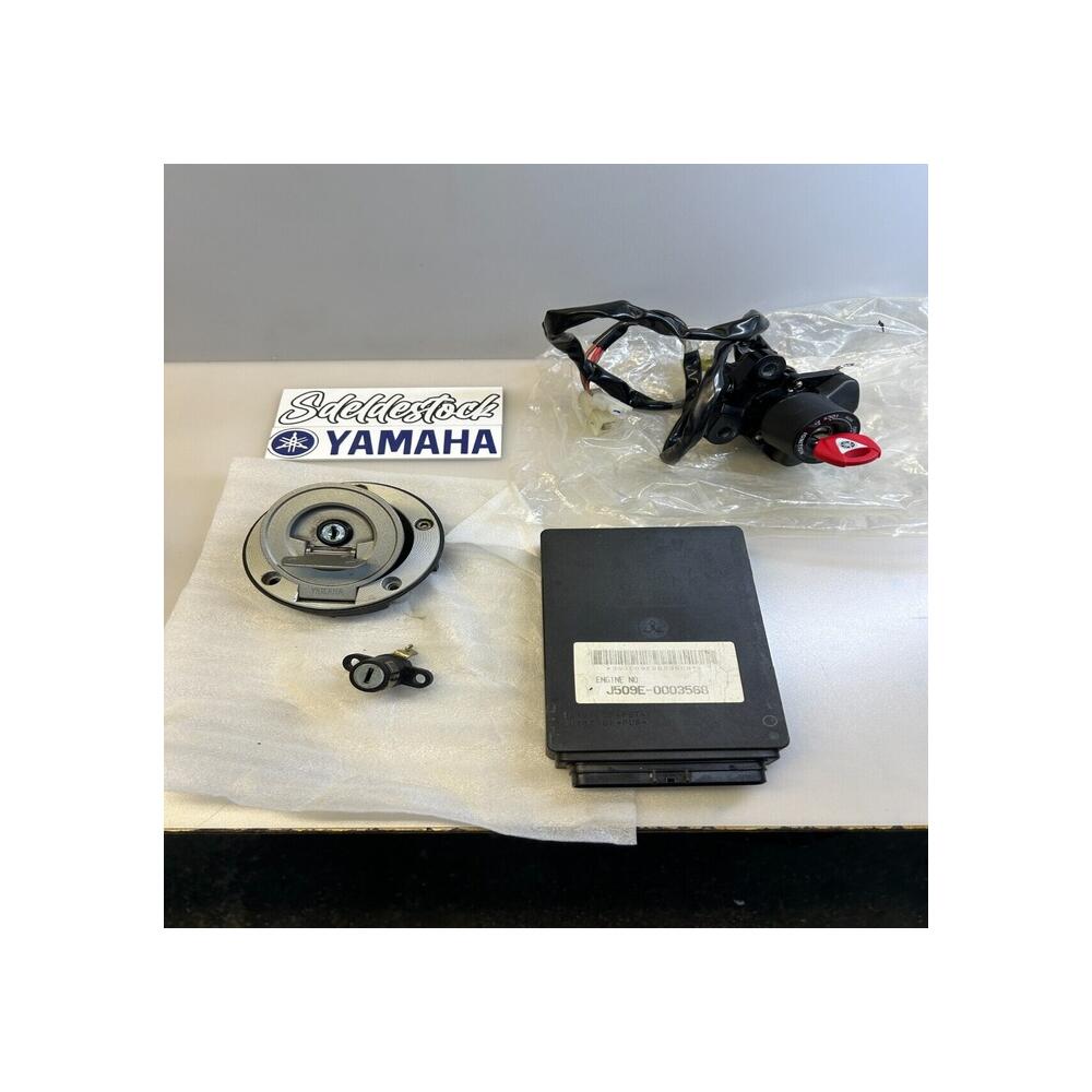 1 kit serrure complet une clé yamaha yzf-r6 2004 france 5SL-W8250-50