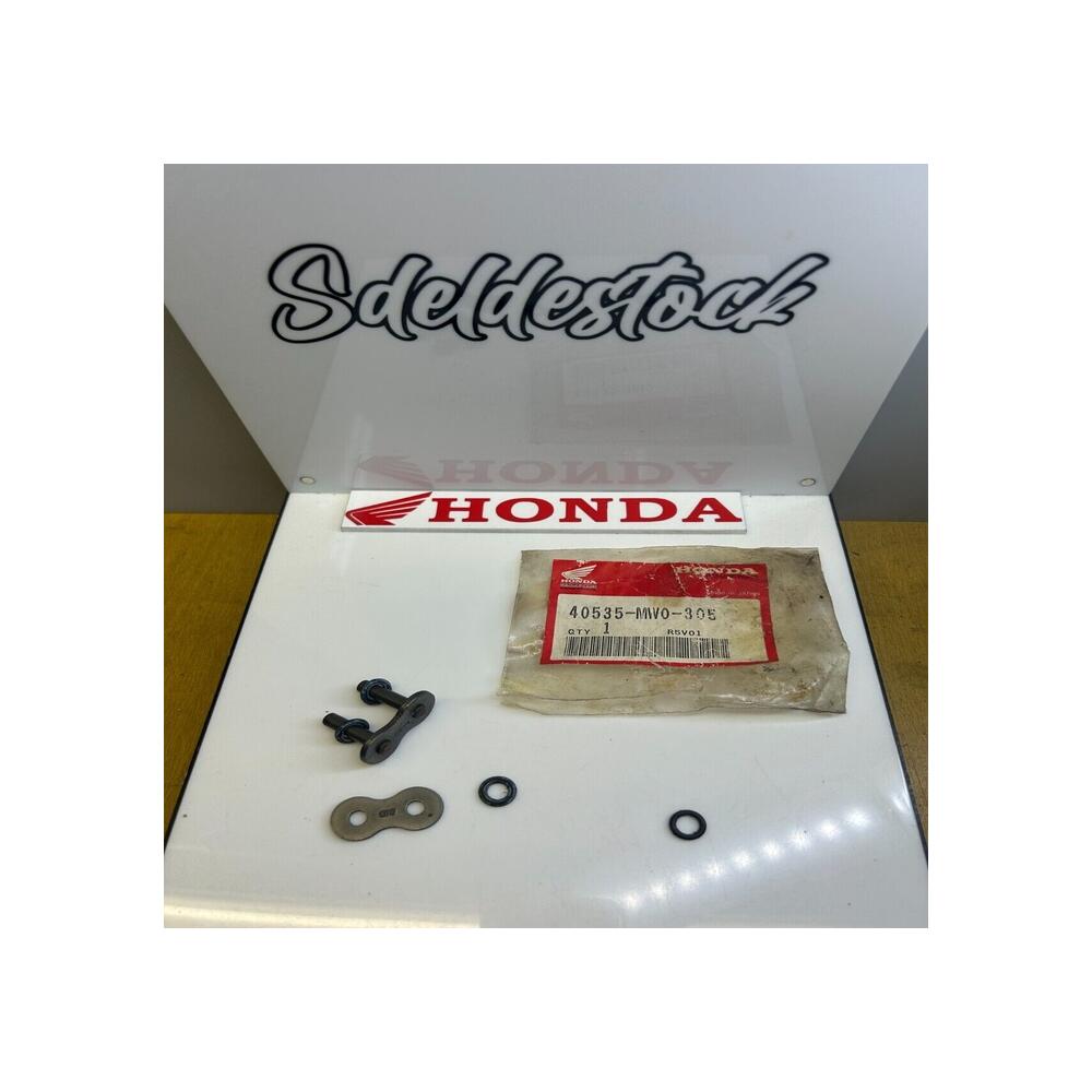 1 maillon chaine a riveter honda 40535-MW0-305 cbr 600 900 vfr vf 750 40535-MW0-