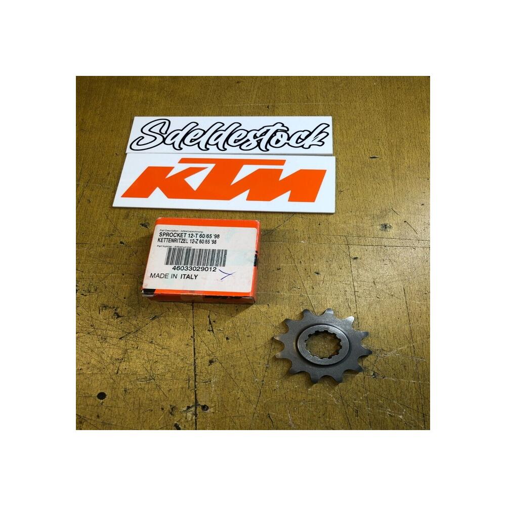 1 pignon sortie boite vitesse STBV 12 DENTS  ktm 46033029012 60 65 sx 1998 2001