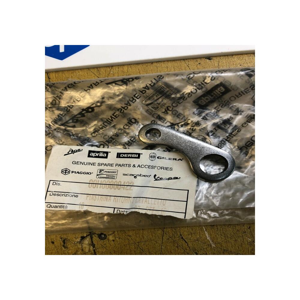 1 plaque ressort béquille derbi gilera piaggio 00h00800422 2B004468 senda gpr