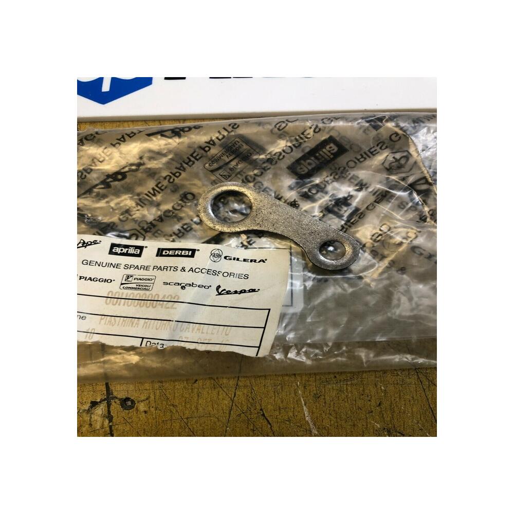 1 plaque ressort béquille derbi gilera piaggio 00h00800422 2B004468 senda gpr
