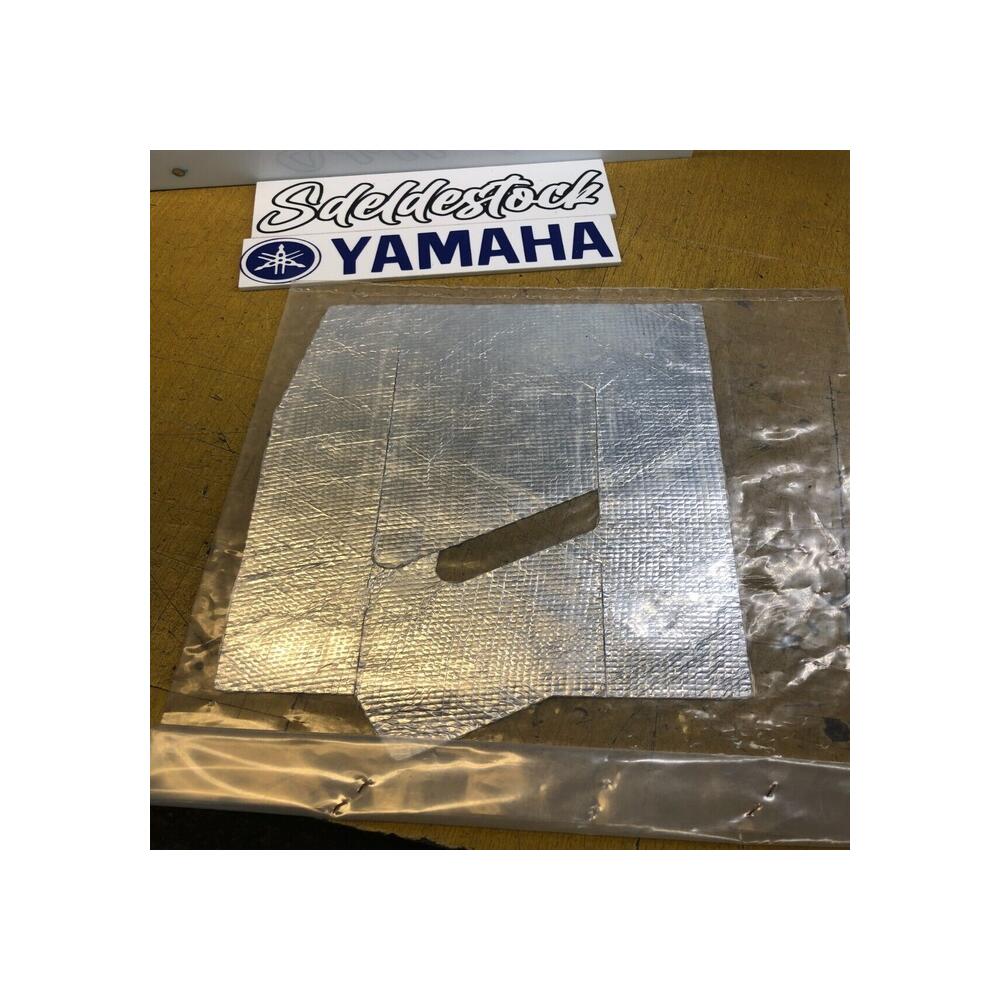 1 protection thermique échappement yamaha 5d1-e4718-00 ybr 250 2007 2009 2011