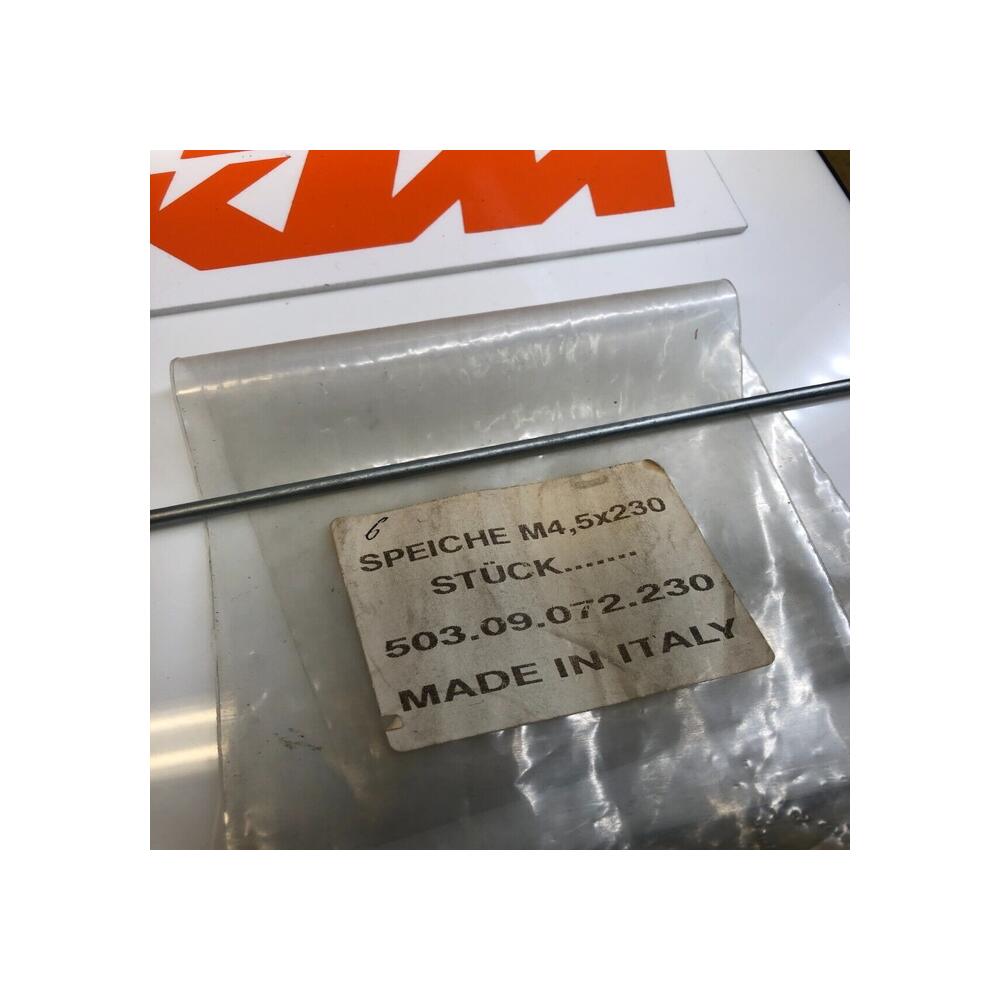 1 rayon jante avant m4,5x230-15g 21' dde ktm 50309072230 exc sx sxs