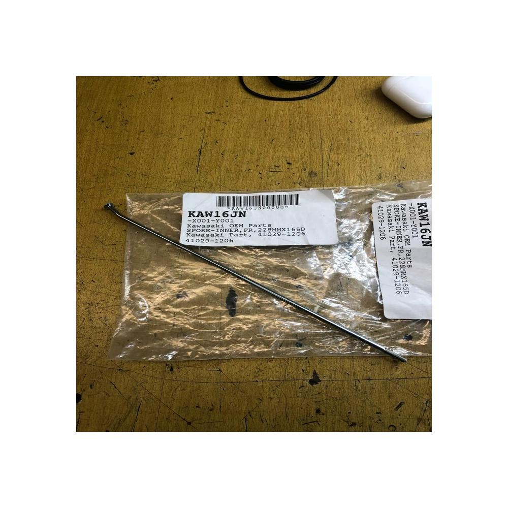 1 rayon jante interne avant kawasaki 41029-1206 kdx 125 200 250 klx 250 300 650