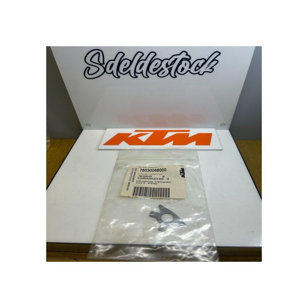 1 rondelle a languette 08 ktm 78030068000 400 450 530