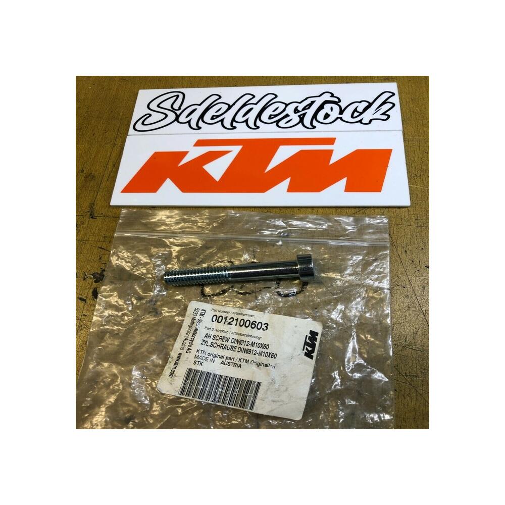 1 vis DIN6912-M10X60 ktm 0012100603 690 duke supermoto 990 superduke